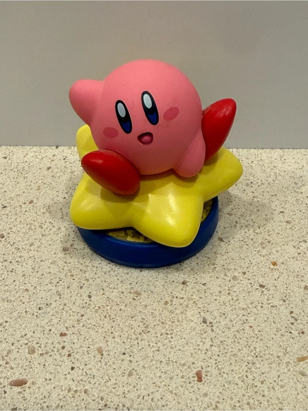 Nintendo Pink Kirby on Yellow Star with Blue Base